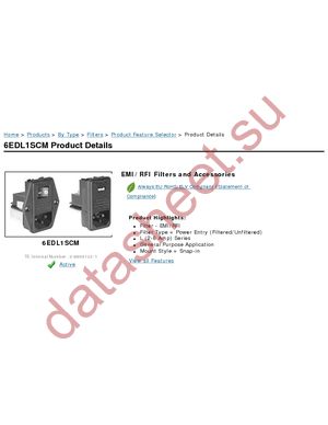 6EDL1SCM datasheet  